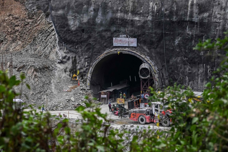 Rescuers attempt manual digging to free 41 Indian workers trapped in tunnel