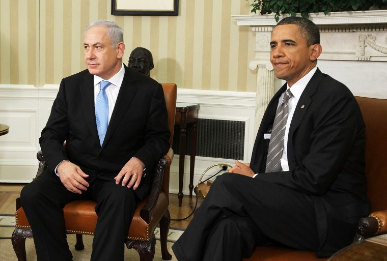 President Obama And Netanyahu Speak To Press After White House Meeting