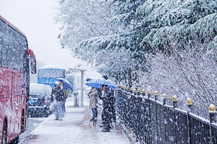 Image: CHINA-WEATHER-SNOW