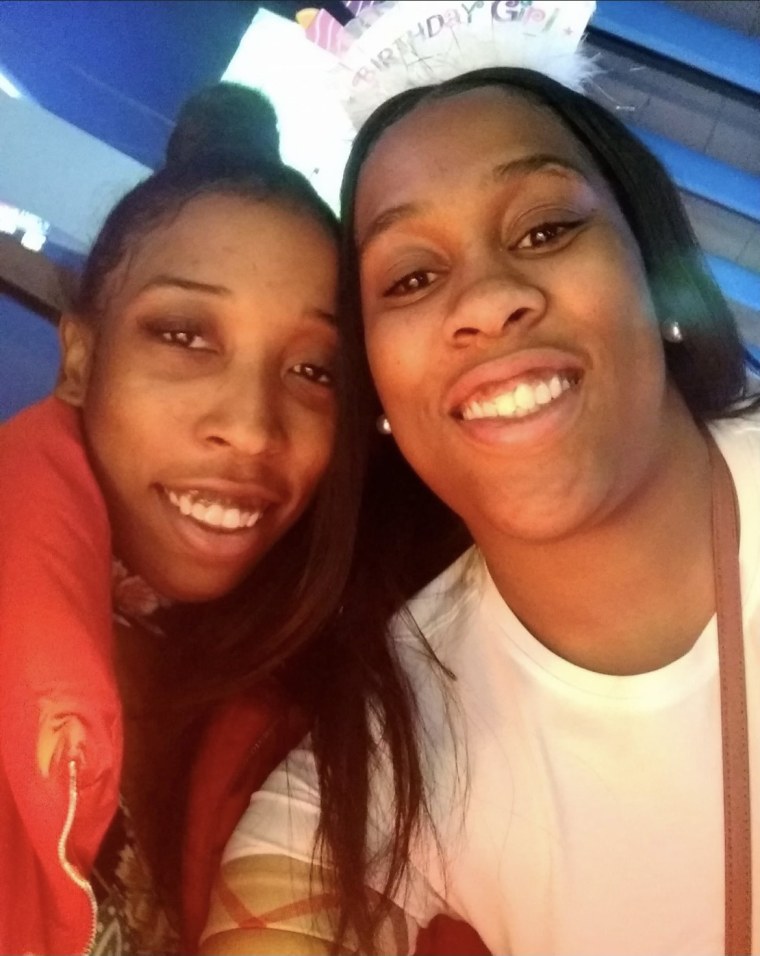 Chyna Crawford with sister Keya Strong