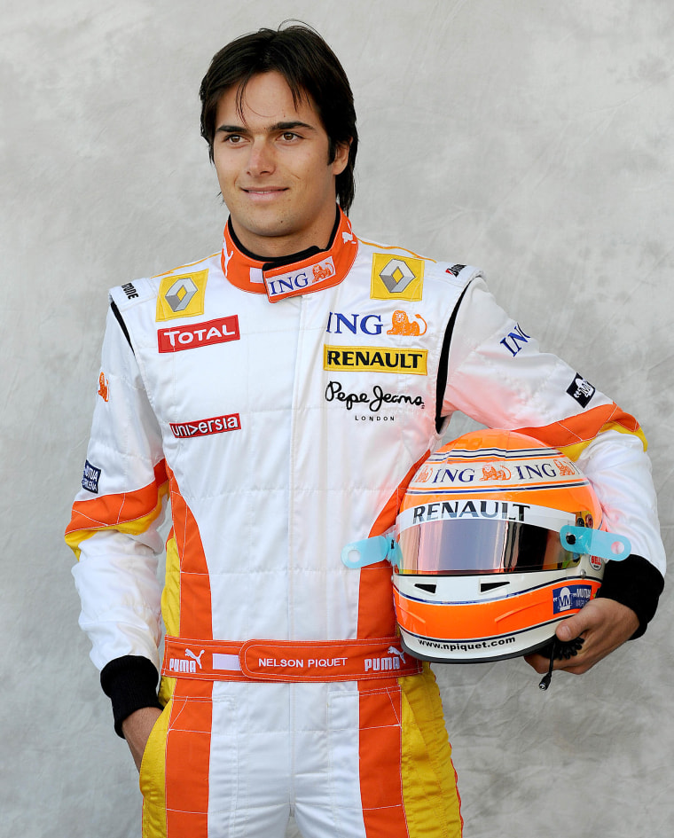 Nelson Piquet from the ING Renault team