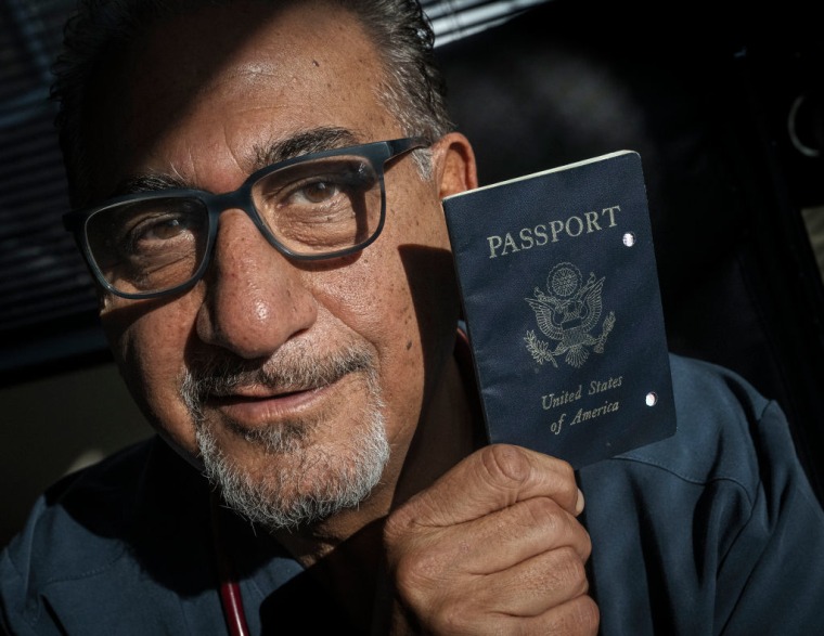 Dr. Sia Sobhani has been told that he is no longer considered a US citizen because he was mistakenly granted citizenship when he was born, and now must reapply, in his office  on November 22 in Vienna, VA.