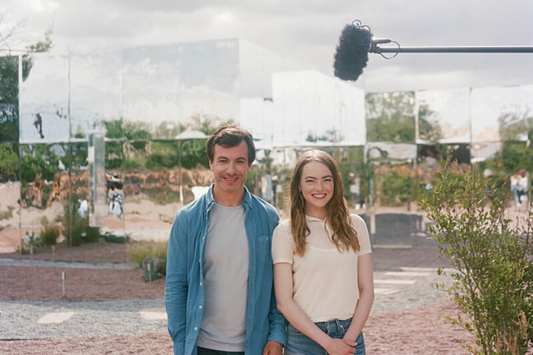 Nathan Fielder as Asher and Emma Stone as Whitney in "The Curse"