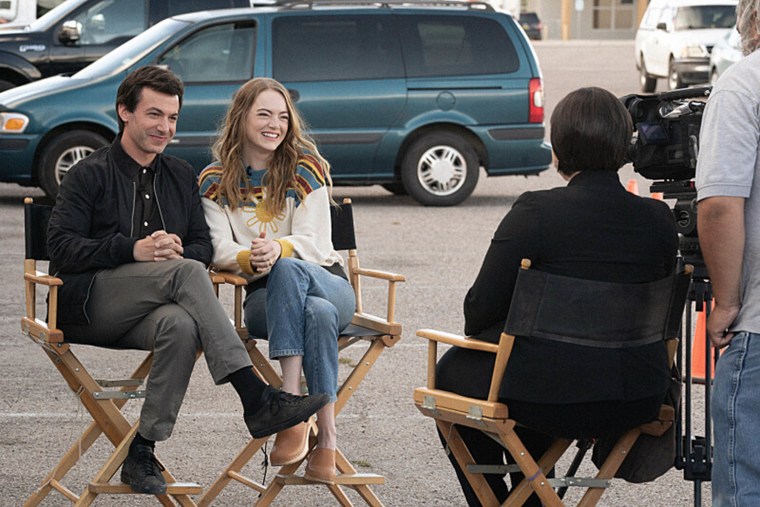 Nathan Fielder as Asher and Emma Stone as Whitney