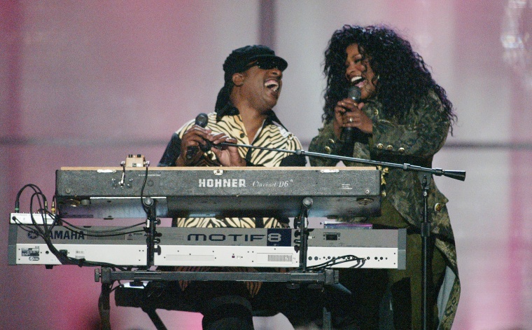 Stevie Wonder and Chaka Khan duet