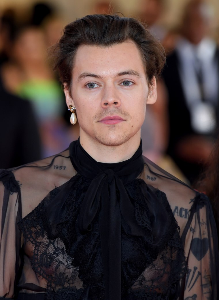 Harry Styles Shows Off Buzz Cut At Fragrance Launch Party