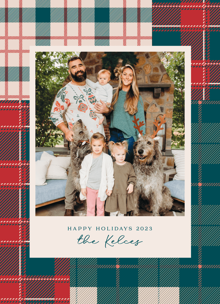 Happy holidays from the Kelces!