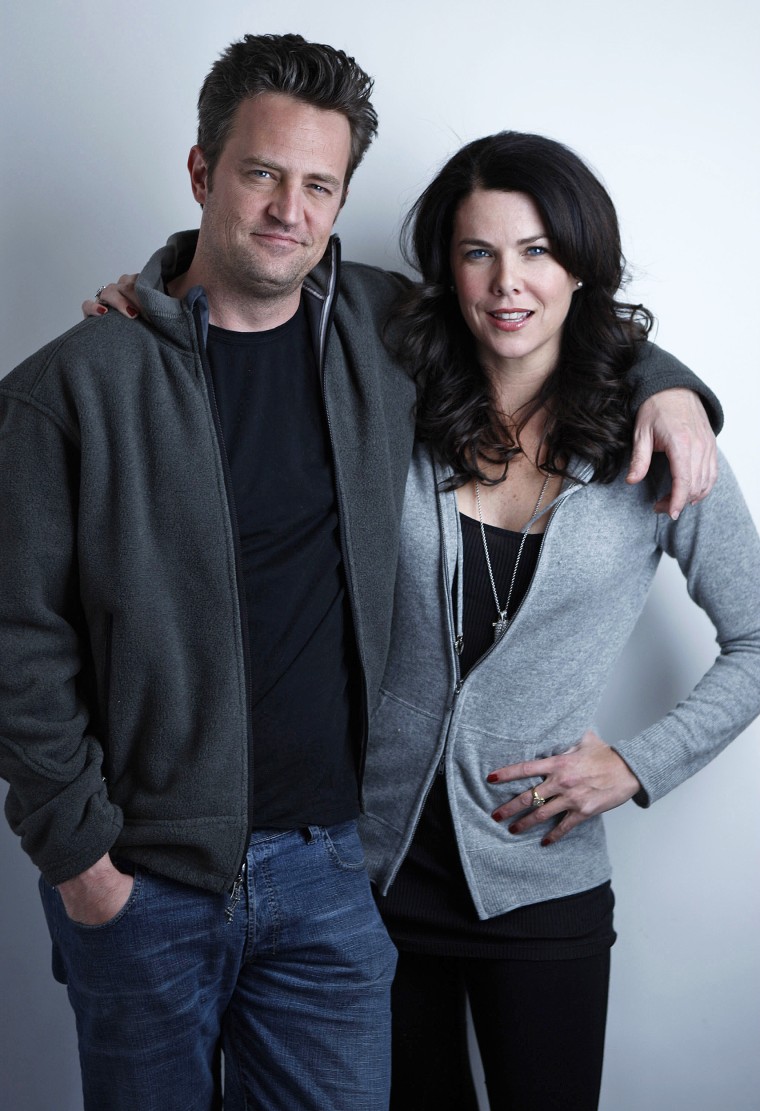 Portrait of Matthew Perry and Lauren Graham