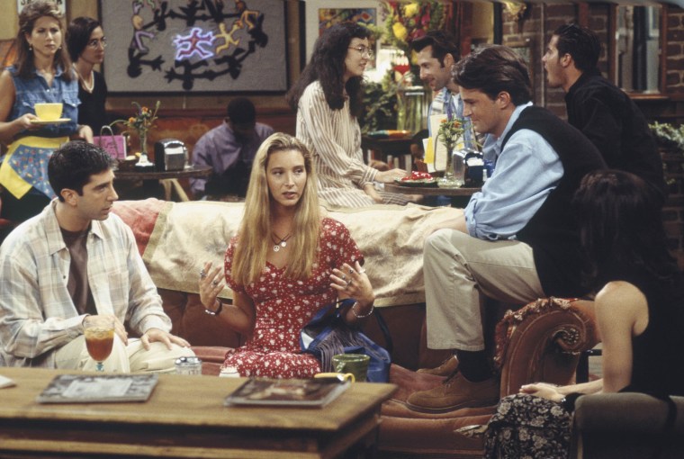 Jennifer Aniston, David Schwimmer, Lisa Kudrow, Matthew Perry, Courteney Cox In 'Friends'