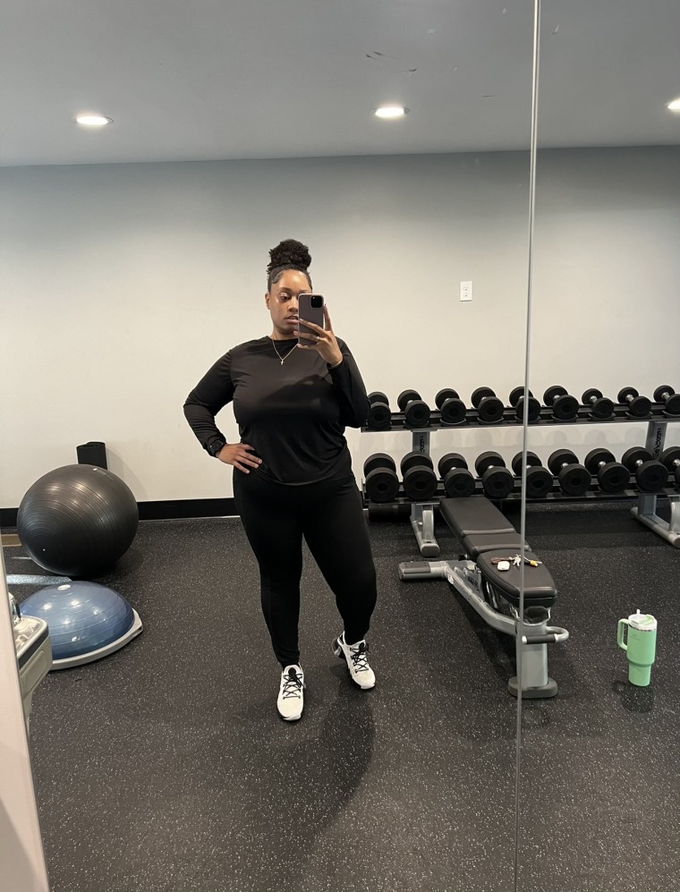 Alexis Mitchell has continued to work out and make diet changes while on Mounjaro.