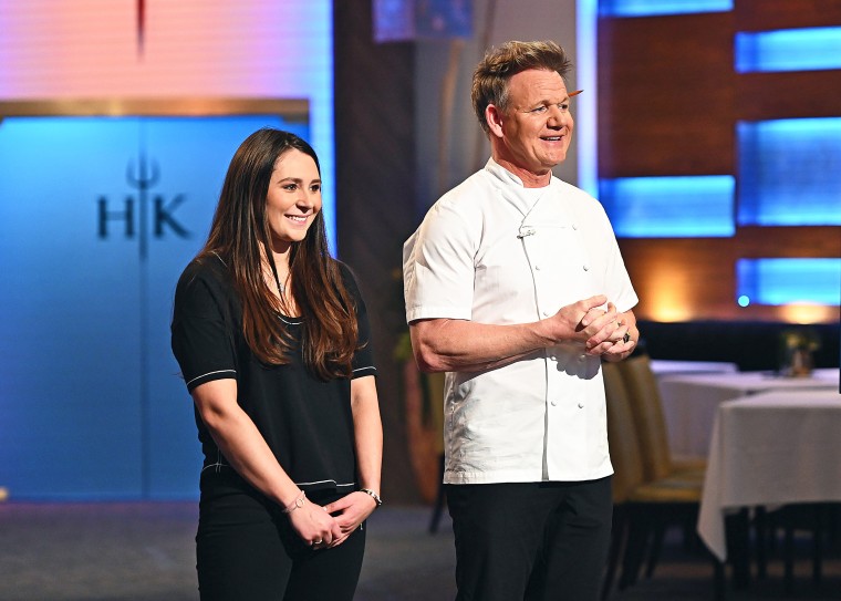  Guest judge Megan Ramsay and chef/host Gordon Ramsay in the Ramsay B-day in Hell episode airing Monday, July 5 on FOX.