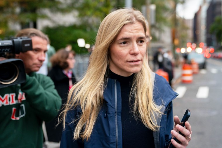 Graham Chase Robinson departs federal court on October 30, 2023 in NYC.