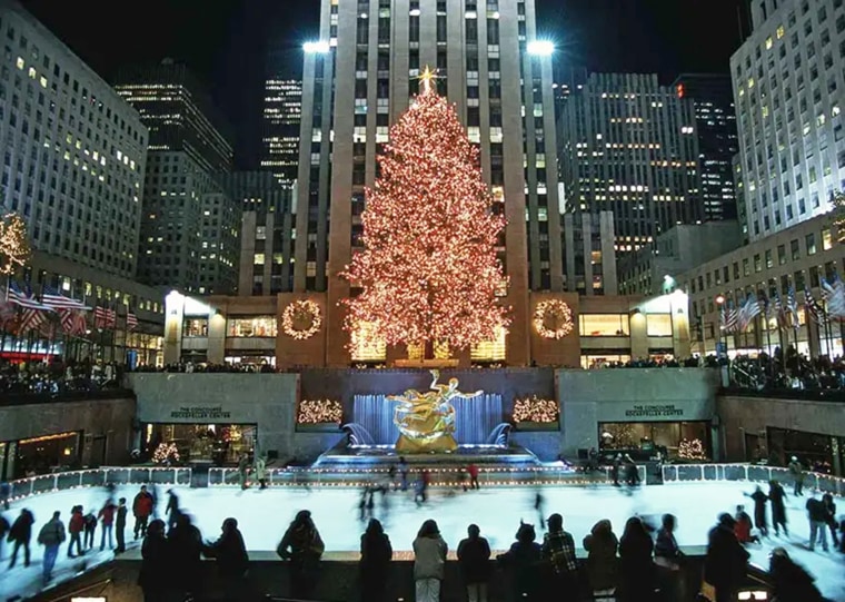 The Rockefeller Center Christmas Tree in 2001