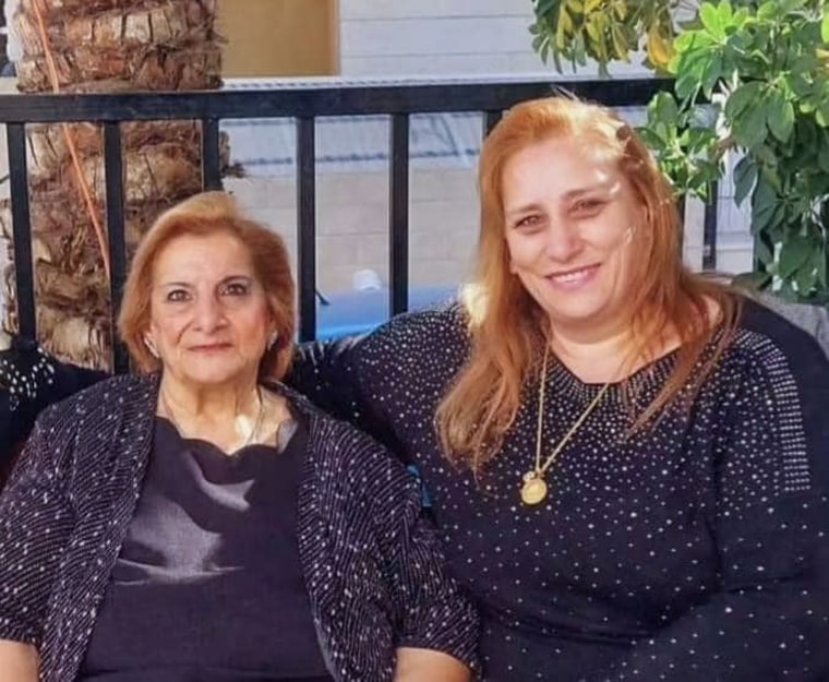 Nahida Boulos Anton and her daughter Samar Antoun were shot dead by an Israeli sniper at the Holy Family Roman Catholic Church in Gaza on Dec. 16, 2023.