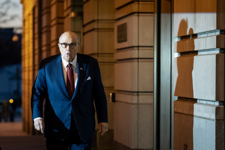 Rudy Giuliani, the former personal lawyer for former U.S. President Donald Trump  in Washington, DC. on Dec. 11, 2023. 