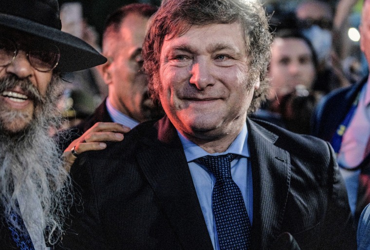 Javier Milei, President of Argentina in Buenos Aires on Dec. 12, 2023.