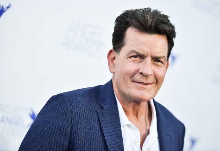 Actor Charlie Sheen in Los Angeles, Calif. on Aug. 18, 2018.  