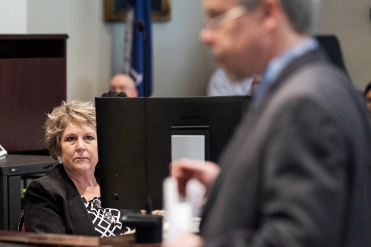 Colleton County Clerk of Court Rebecca Hill during Alex Murdaugh's trial for murder in Columbia, S.C. on March 1, 2023. 