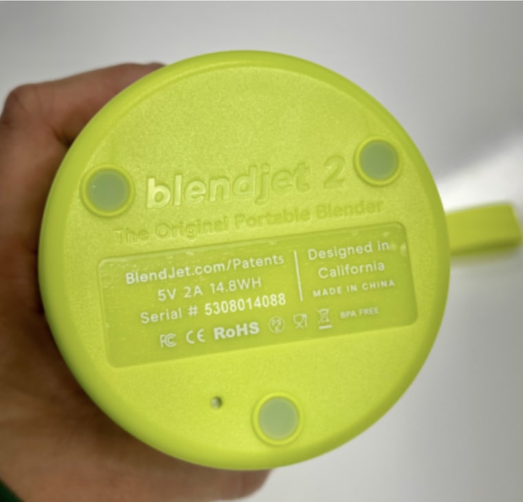 BlendJet 2 units with serial numbers where the first 4 digits are between 5201-5542 may be subject to the recall. 