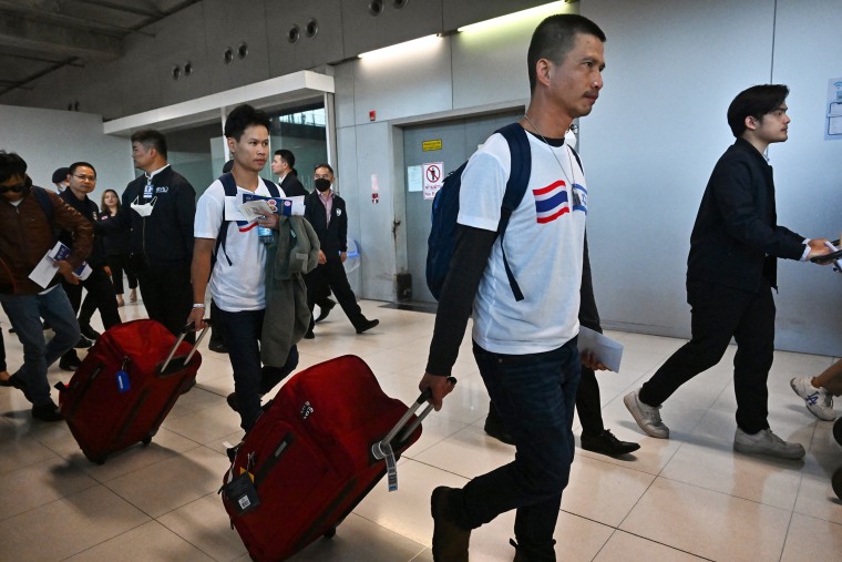 Thai Gaza Hostages Arrive Home