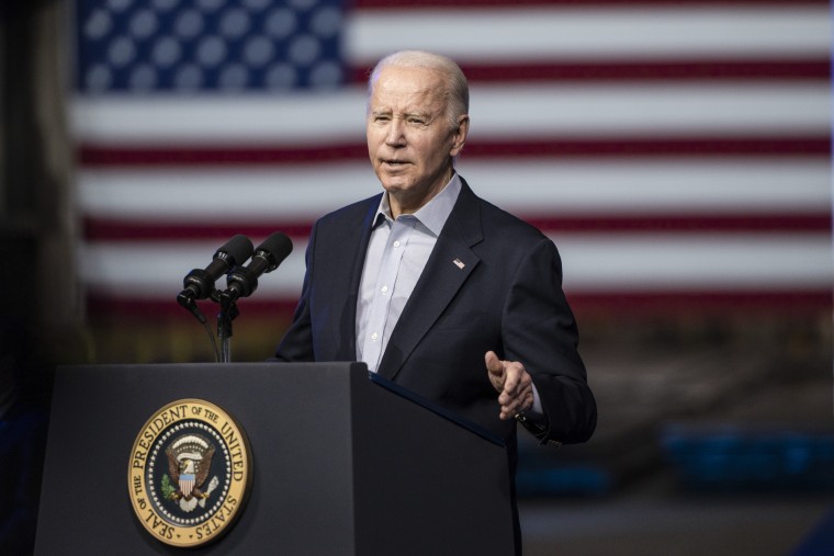 US President Joe Biden during an event in Pueblo, Colo. on  Nov. 29, 2023. 