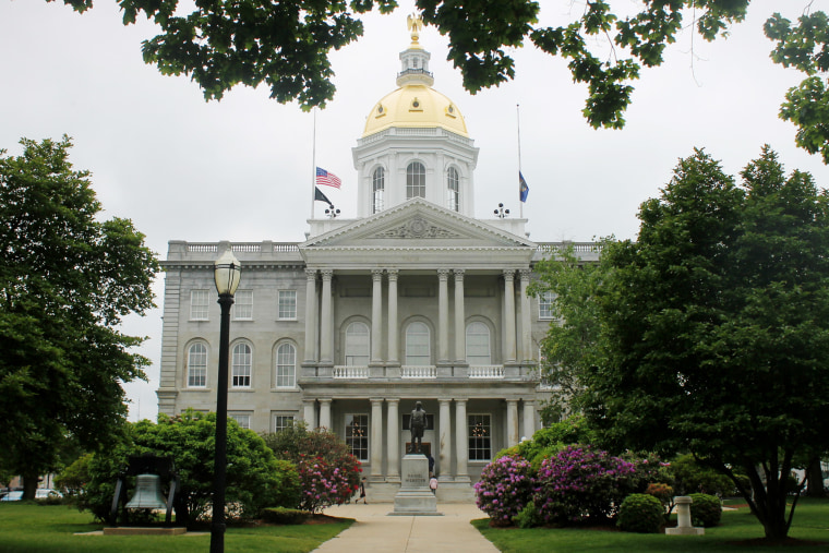The New Hampshire Statehouse in Concord.