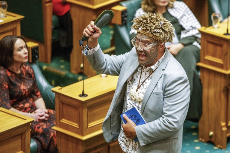 Thousands of protesters rallied against the New Zealand government's Indigenous policies on Tuesday as the Parliament convened for the first time since October elections. (