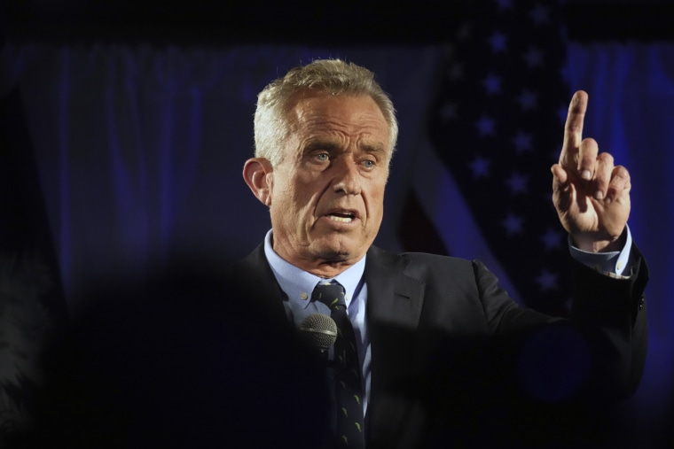 Independent presidential candidate Robert F. Kennedy Jr. speaks at a campaign event, Tuesday, Nov. 14, 2023, in Columbia, S.C. 