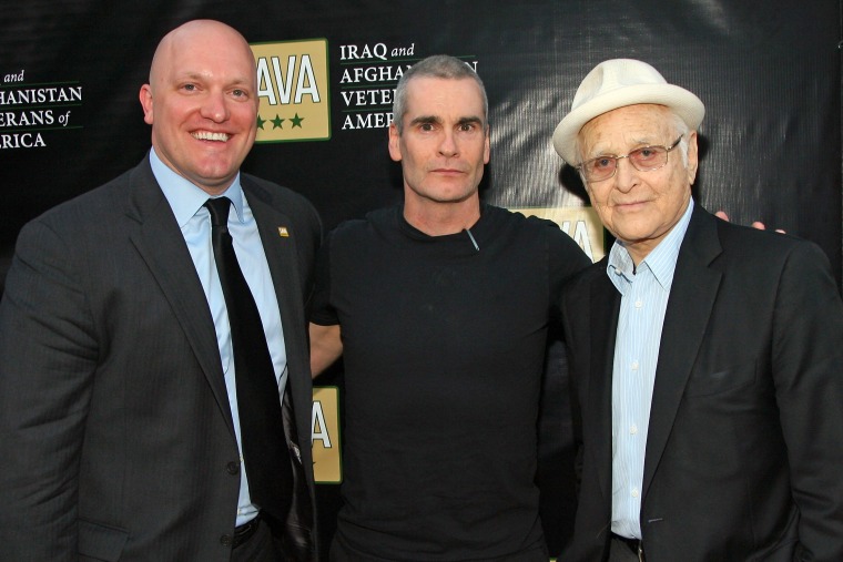 Paul Rieckhoff, musician Henry Rollins, and Norman Lear.