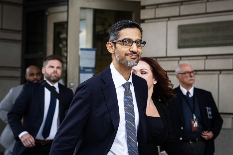 Google CEO Sundar Pichai Testifies In Company's Antitrust Trial In D.C.