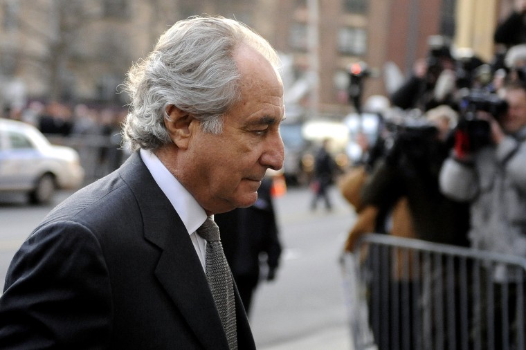 Bernard Madoff at Manhattan Federal court in New York City