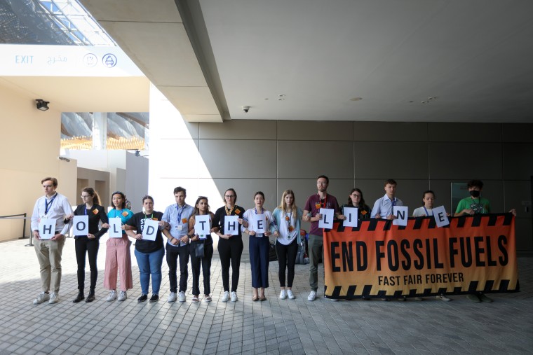fossil fuel protest climate summit