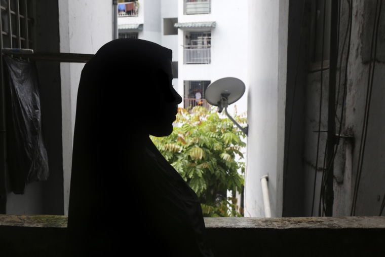 D came to Malaysia from Bangladesh in 2023 for an arranged marriage with an older man. During the journey, she says she was forced to eat jungle plants to survive and watched helplessly as a trafficker raped at least six other girls. Now in Malaysia, she says her husband forces her to have sex with him. 