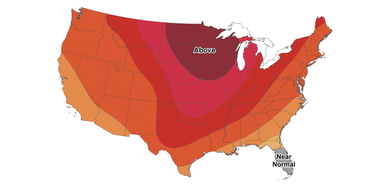 The temperature outlook for Dec. 21 - 27.