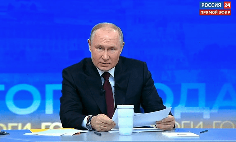 Putin End Of Year Address