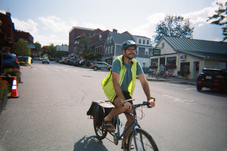 climate scientist exercise bicycle environmentalist