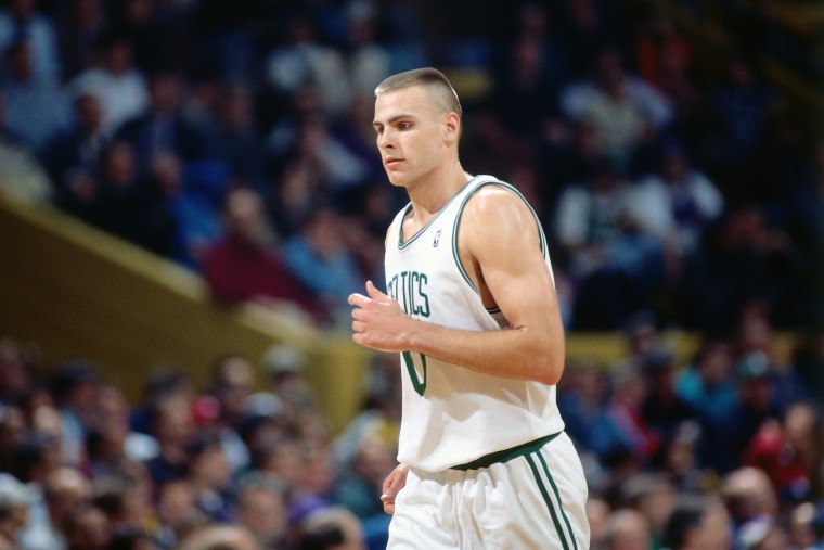Eric Montross playing for the Boston Celtics