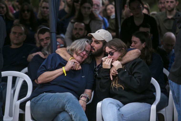 Image: Funeral Held For Alon Shamriz, Hostage Accidentally Killed By IDF