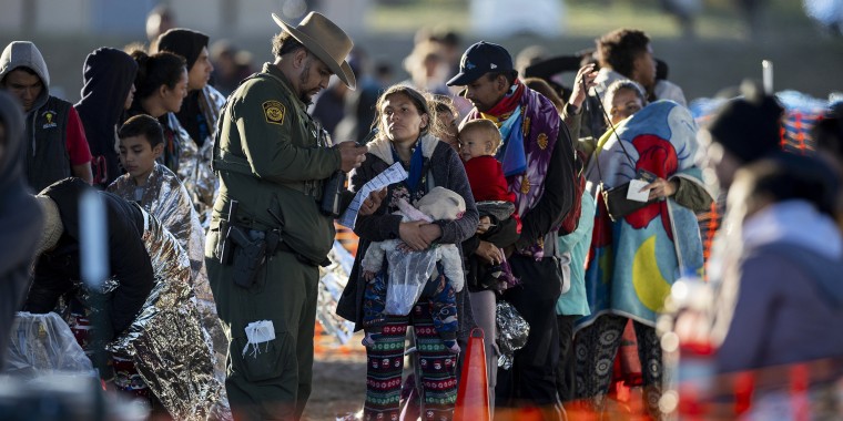 Image: Surge Of Migrants Overwhelms Border Crossings