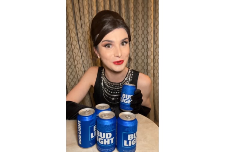 Dylan Mulvaney shared a video promoting Bud Light's March Madness contest.