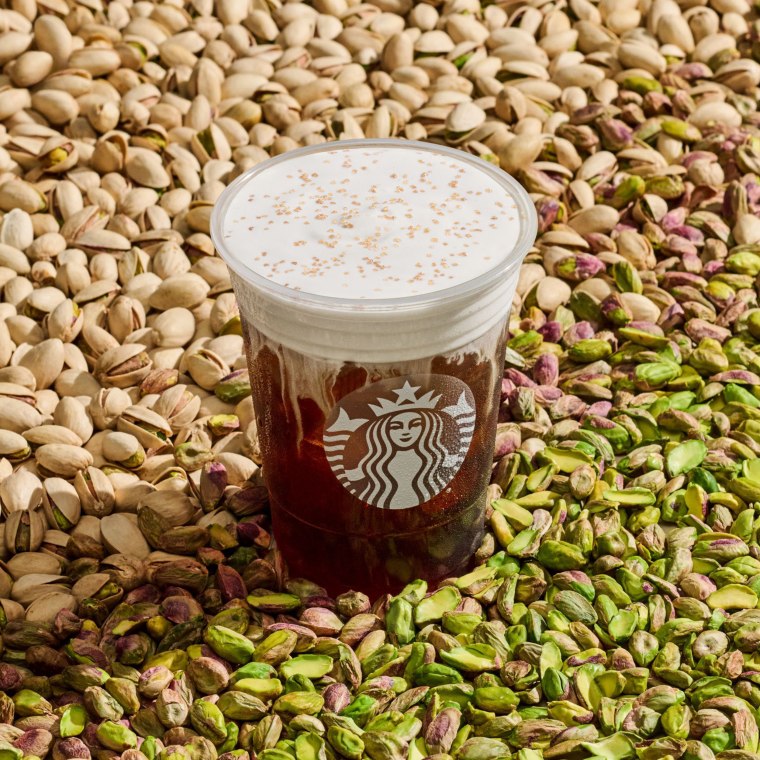 Starbucks’ Pistachio Cream Cold Brew.
