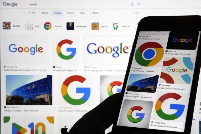 El logo de Google es mostrado en Nueva York, el 11 de septiembre de 2023.
