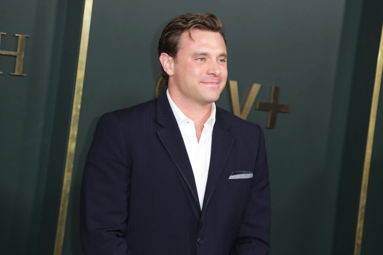 Billy Miller attends Premiere Of Apple TV+'s "Truth Be Told" at AMPAS Samuel Goldwyn Theater on November 11, 2019 in Beverly Hills, California.