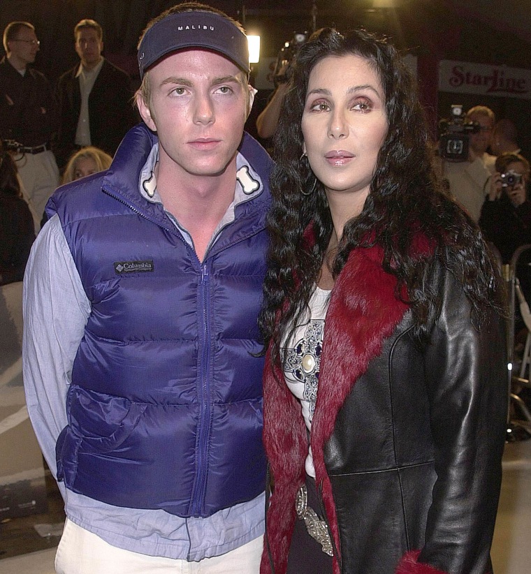 Cher and son Elijah Blue 