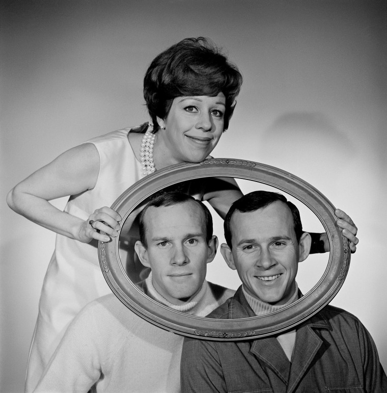Carol Burnett with Tom and Dick Smothers