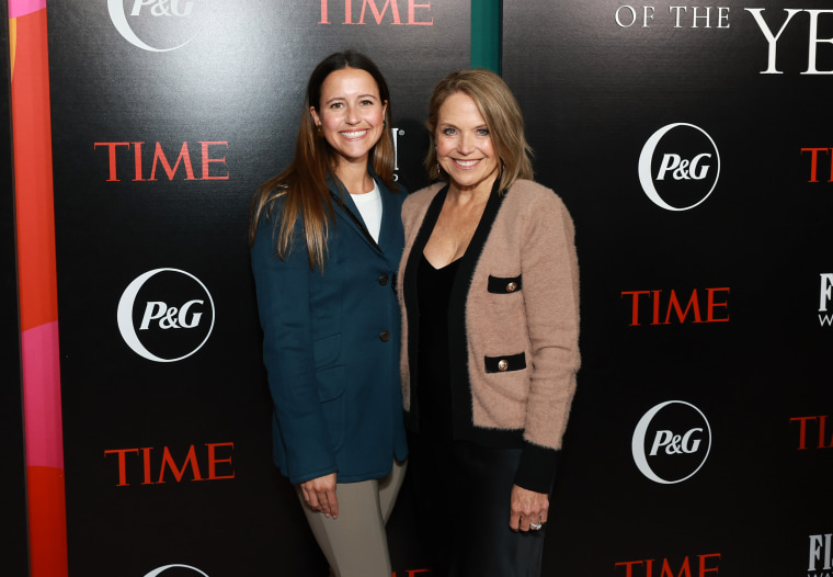 Ellie Monahan and Katie Couric 