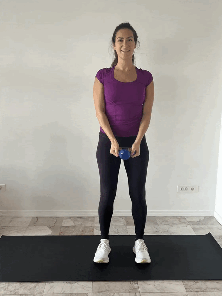 kettlebell exercises Bicep curl