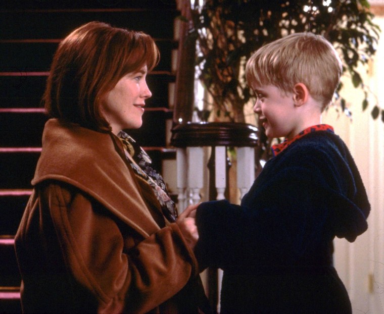 Macaulay Culkin and Catherine O'Hara in "Home Alone."
