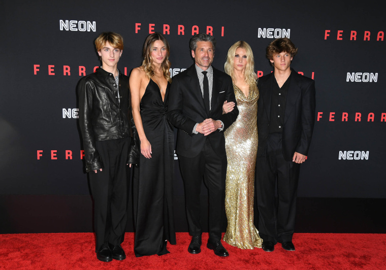 Patrick Dempsey Makes Rare Appearance With All 3 of His Kids at