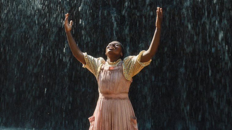 Phylicia Pearl Mpasi as Young Celie in "The Color Purple."